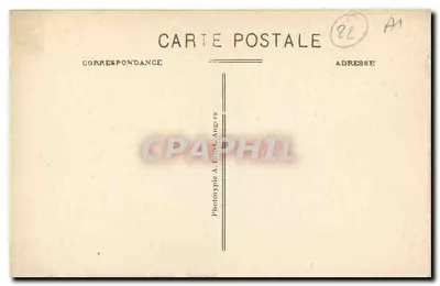 A Virgem deitada do Yaudet — Lannion (C.-du-N.) — Fototipia A. Fontel, Angers — Verso