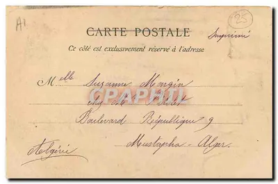 Beure-Besançon — Skoczek „Koniec Świata” — Wydawca: Leulet, Besançon — Rewers