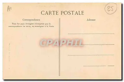 Fonte da Loue — cachoeira com passarela — Ch. Simon & Matché, Doudes, n°413 — Verso