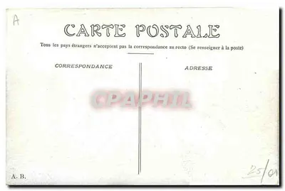 Paryż. — Cour du Carrousel — A.B. — Rewers