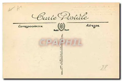 Versailles — O Grand Trianon. A Câmara de Dormir de Marie d'Angleterre — LL. — Verso