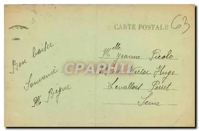 Wodospad SAUT-du-LOUP — Widok zimowy — Auvergne, nr 341 — Rewers