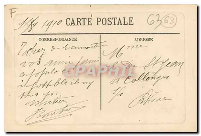 Cachoeira da Vernière — Le Mont-Dore — L.L. editor — Verso