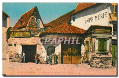 Salies-de-Béarn — Casa de Jeanne d'Albret — Impressão