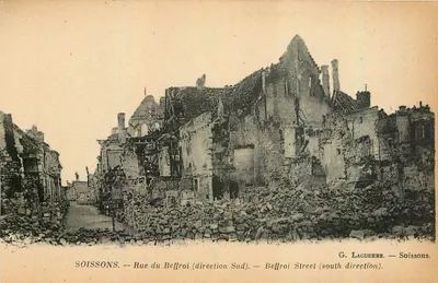 Soissons — Rue du Beffroi (direção Sul) — G. Laguerré — Soissons