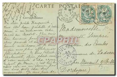 PARIS — Sainte-Chapelle und Palais de Justice — Collections ND Phot n°248 — Rückseite