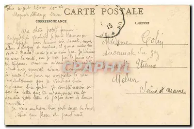 A Creuse pitoresca — Crozant — Gorges da Sédelle — Verso