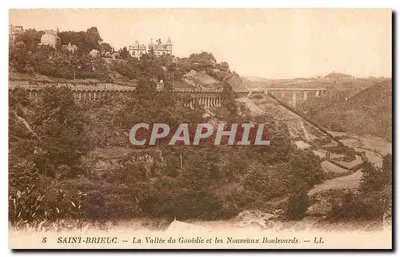 Saint-Brieuc — A Valle do Gouëdic e os Novos Boulevards — LL