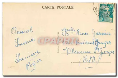 Port-Maria, Quiberon — Um dia de Tempestade — Loir, n° 792 bis — Verso