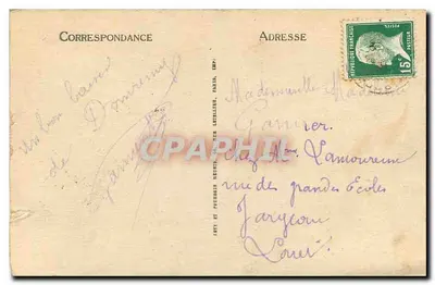 Domrémy — A Casa de Joana d'Arc — ND — Verso