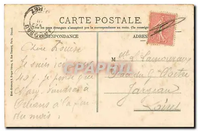 Caça em Fontainebleau — Tapeçaria da Sala de Jantar — Castelo de Rambouillet (S.-et-O.) — Edição do Castelo — Verso