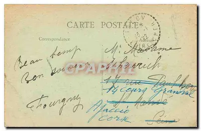 Zamek Talcy — Pokój Katarzyny Medycejskiej — Triumf Bacchusa — Wydawca L. Jalbou, nr 505 — Rewers