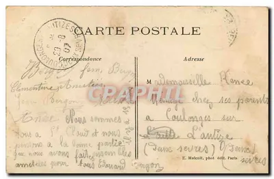 SAINT-CLLOUD — Park — Stary Fronton Pałacu Przemysłu — E. Maleuil, fot. wyd. Paryż — Rewers