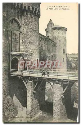 Vitré (Ille-et-Vilaine) — O Pont-Levis do Castelo — Edição Rennes