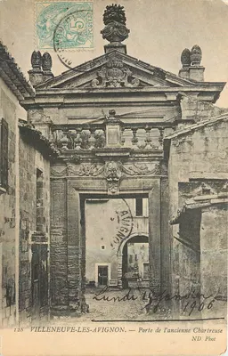 VILLENEUVE-LES-AVIGNON — Porta da antiga Chartreuse — ND Phot, n° 128