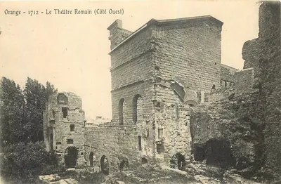 Orange - A Vista do Teatro Romano (Lado Oeste) — editor 'C. Lévy' n°1712