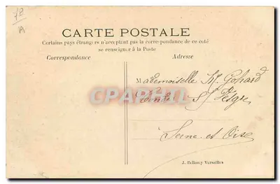 Versailles — Parque do Petit Trianon — Le Monlin — Verso