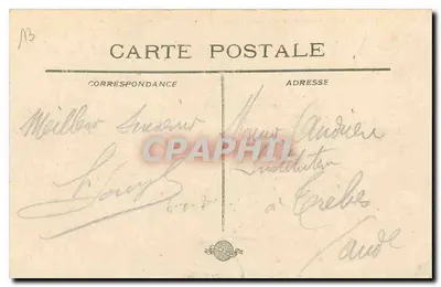 Marseille - O Palácio Longchamp — editor desconhecido, n° 126 — Verso