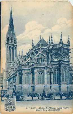 Caen — Abside da Igreja de São Pedro, obra da Renascença — G. Artaud, Nantes