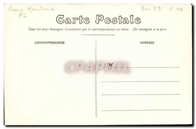 Dieppe — De twee oude torens — F. Fouchaux, n°14 — Achterkant
