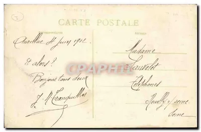 L'Auvergne - Cantal - Um Pâturage em Falhitoux - Editor não visível — Verso