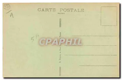 Loches (I-et-L.) — O Donjon — Cadeia onde foi preso Philippe de Commines — A.P. — Verso