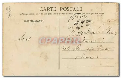 Gérardmer — Most na Volognie w Saut des Cuves — Wydawnictwo Ad. Weick - Saint-Dié (Złożone) N° 2805 — Rewers