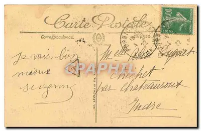 Pornichet-les-Pins — Sainte-Marguerite — Os Rochos em direção ao Farol de Saint-Marc — LL. — Verso