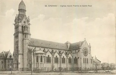 ÉPERNAY — Igreja de São Pedro e São Paulo — Impressora do Editor, Épernay