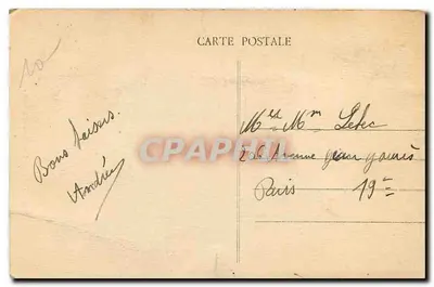 The Alps — A Lady with a Hat — Mille Joubert, publisher, Gap, no. 352 — Back