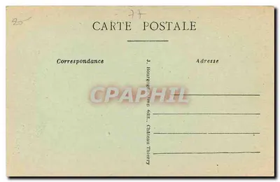 Provins — Torre Notre-Dame du Val — Editor J. B. (n°8) — Verso