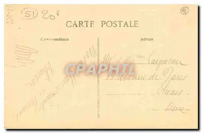 Reims nas Ruínas — Igreja de São André após a Retirada dos Alemães — Editor: Epernay — Verso