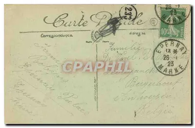 ÉPERNAY — Zamek Mareuil-sur-Ay — La Coupe — J. — N° 56 — Rewers