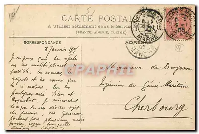 Châlons-sur-Marne — Estátua da Gloria Victis — S.B.T. Edit. — Verso