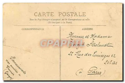Fontainebleau — A Floresta — A Rocha das Duas Irmãs — LL. — 145 — Verso