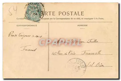 Caserne Rigny — Toul illustré, wydawca Forrot, nr 54 — Rewers