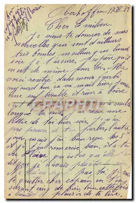 Strasbourg — widok panoramiczny z szpitala — wydawca nieznany, n° 21 — Rewers