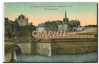 Castelo de Chantilly. A Entrada. — A.P. — A. Parchin