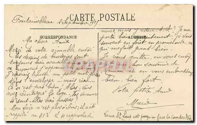 Fontainebleau — El Palacio — La Cour des Adieux — N.G. — Reverso