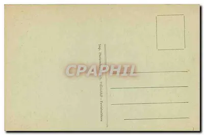 Palácio de Fontainebleau — A Sala dos Guardas — Coleção Artística L. M. — Verso