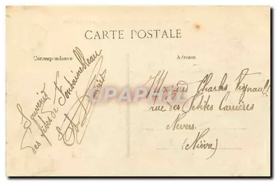 Palazzo di FONTAINEBLEAU — Facciata del Palazzo — editore non visibile, n° serie 141 — Verso