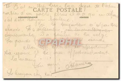 Chambéry (Savoie) — Ansicht der Fontaine des Éléphants vor der Société Générale — Sammlung L. Grimal — Rückseite