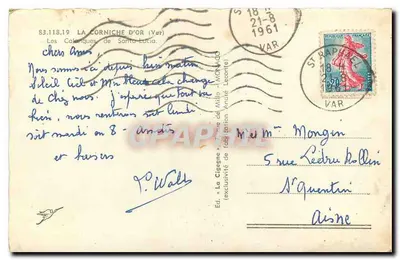 As Cornichas de Santa Lucia — A Garça — Ed. La Cigogne, n° 83.118.19 — Verso