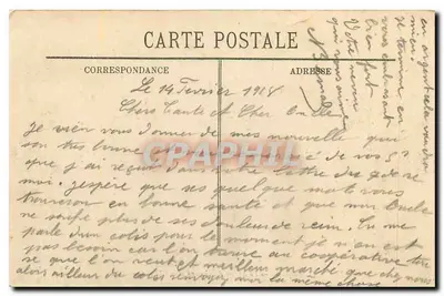 Lunéville — Os Bosquetes — A Estátua de Eckmann e o Castelo — LL. — Verso