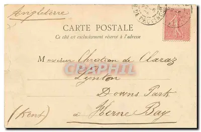 Dreux — Capela de São Luís — editor B. F. Paris, n°1 — Verso