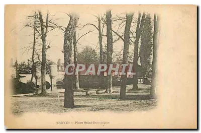 Troyes — Praça de Santo Domingos — editor não identificado