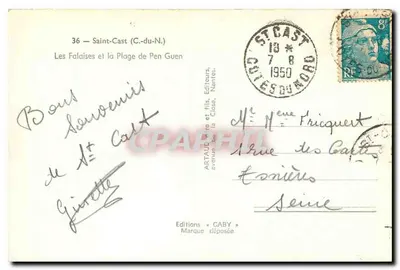 Falisy i plaża Pen Guen — Saint-Cast (C.-du-N.) — Éditions GABY — Rewers