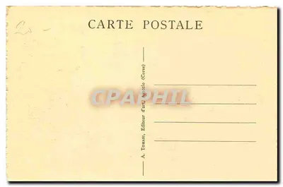 Calanches de Piana — Korsyka — wydawca A. Tomasi, Ajaccio — Rewers
