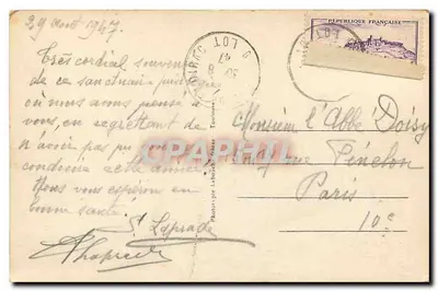 Rocamadour — Widok z przejścia biskupa — wydawca LF Monaco, nr 94 — Rewers