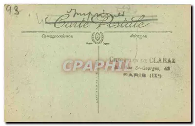 Okolice Cauterets — Wodospady przy Mostowym Mostku — wydawca Levy Fils et Cie — Rewers